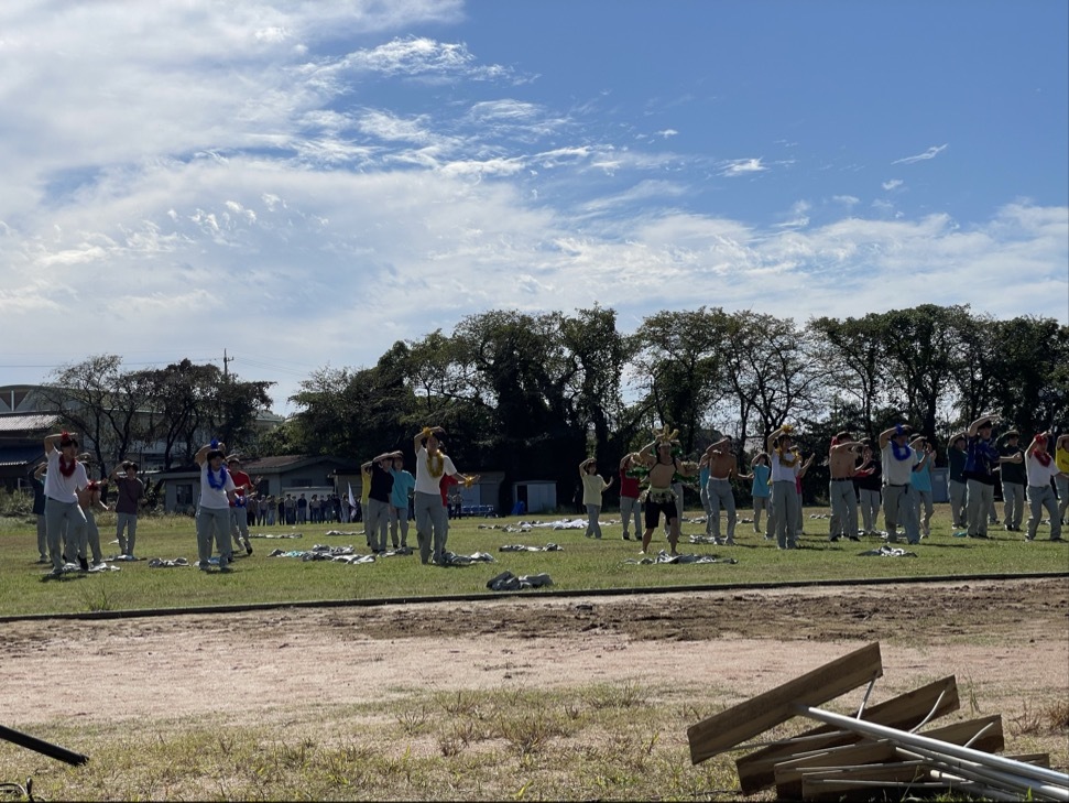 優勝したC科の応援 - Under the 